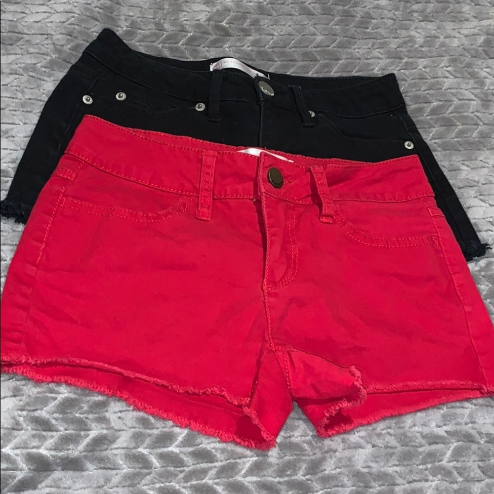 * BUNDLE * really CUTE red & black shorts for sale